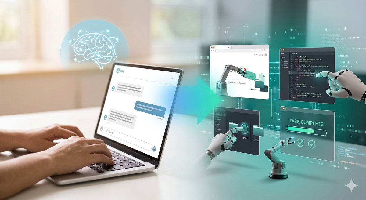 生成AIとAIエージェントの違いとは？ChatGPT・Claude・Geminiを使ったことがある人の次のステップ